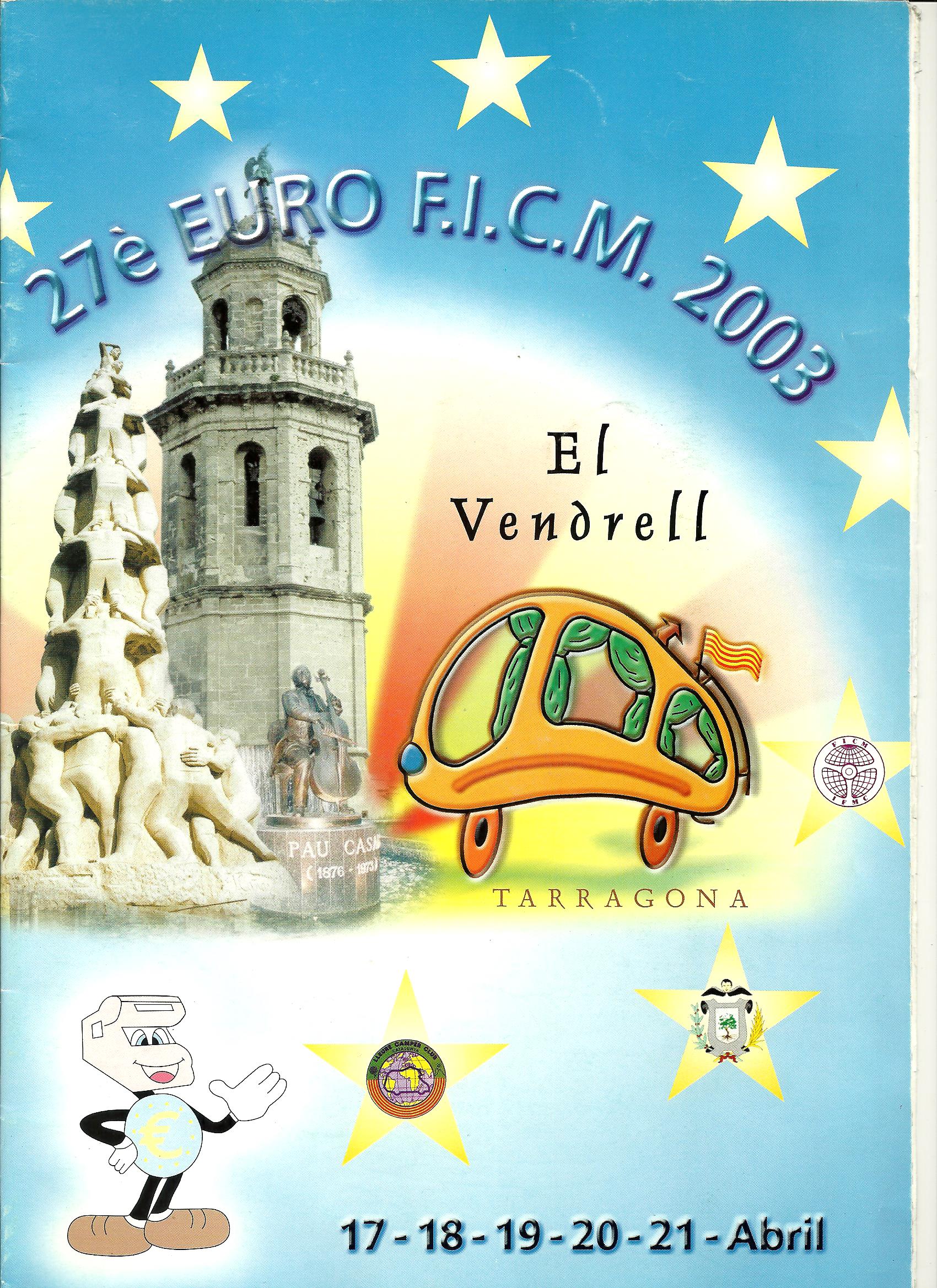 27 Euro CC El Vendrell 17-18-19-20-21 Abril 2003