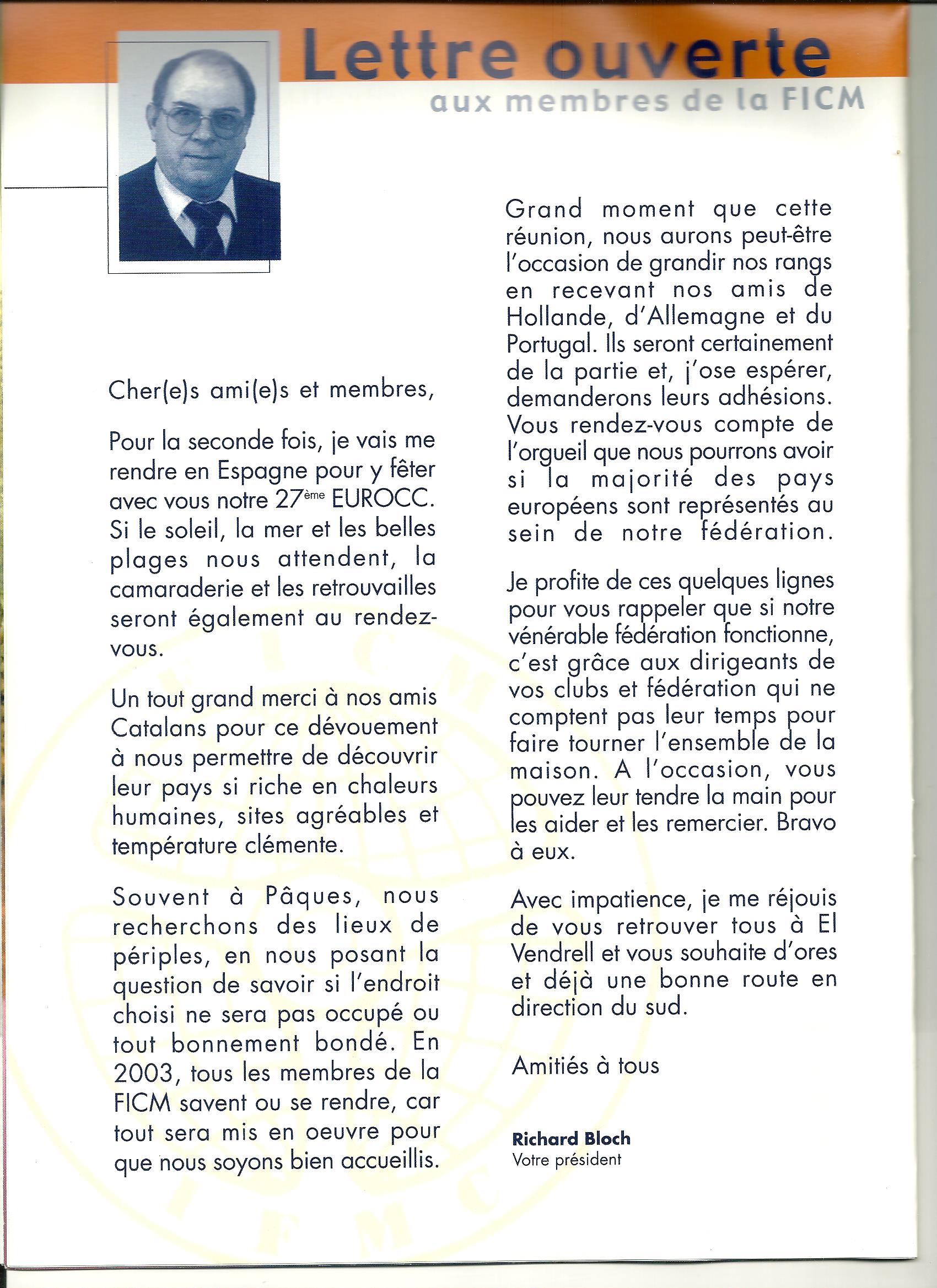 27 Euro CC El Vendrell 17-18-19-20-21 Abril 2003