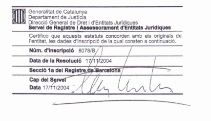 Sello Generalitat 2004